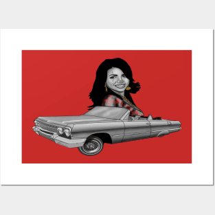 Lowrider chola Posters and Art